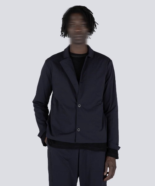 L.H.P（エルエイチピー）の「AFFIX/アフィックス/S.B JACKET（テーラードジャケット・メンズ・ブラック・M/S）」の3枚目の写真