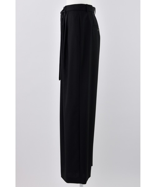 ENFOLD（エンフォルド）の「タックワイドパンツ（スラックス・レディース・ブラック/グレー・38/36）」の11枚目の写真