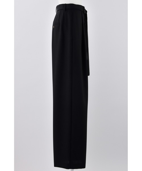 ENFOLD（エンフォルド）の「タックワイドパンツ（スラックス・レディース・ブラック/グレー・38/36）」の13枚目の写真