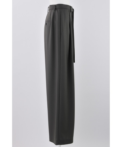 ENFOLD（エンフォルド）の「タックワイドパンツ（スラックス・レディース・ブラック/グレー・38/36）」の16枚目の写真