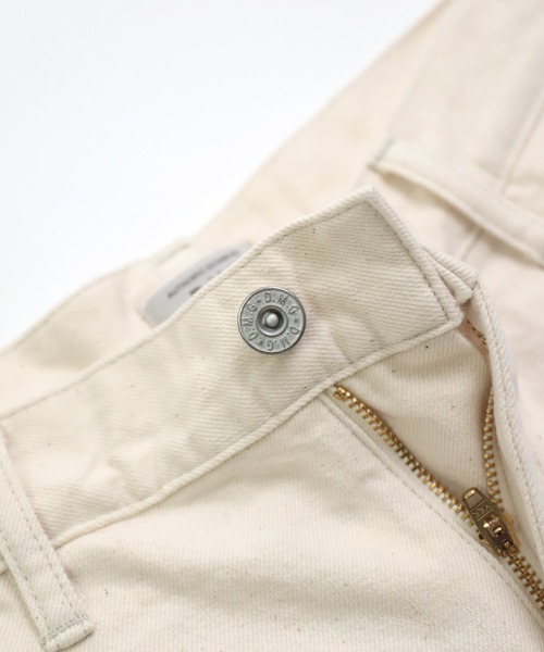 D.M.G / ディーエムジー] 11ozデニム ツータックシックレッグパンツ