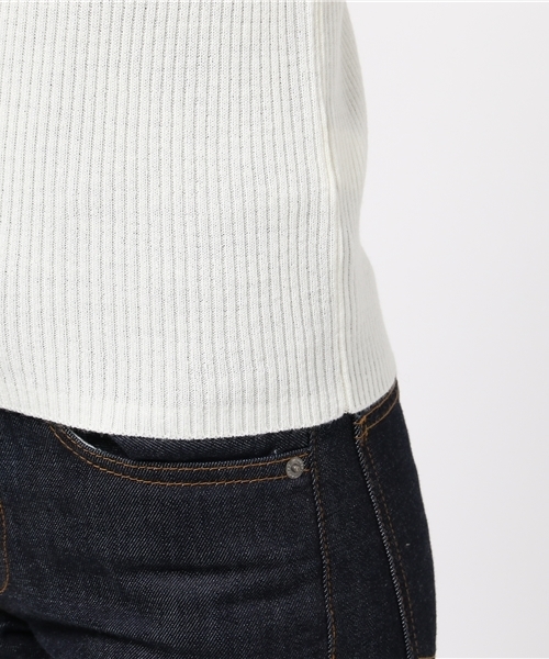 MOUSSY（マウジー）の「BASIC RIB KNIT TOPS（ニット/セーター・レディース・イエロー系その他/ブラック/トップグレー/オフホワイト・FREE）」の11枚目の写真