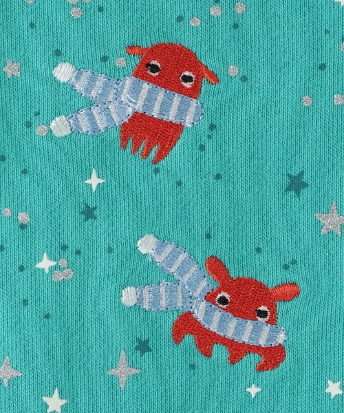 kladskap（クレードスコープ）の「【蓄光】クリオネトレーナー（スウェット・キッズ・ネイビー/エメラルド・120cm/130cm/100cm/90cm/110cm）」の9枚目の写真