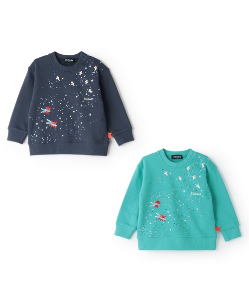 kladskap（クレードスコープ）の「【蓄光】クリオネトレーナー（スウェット・キッズ・ネイビー/エメラルド・120cm/130cm/100cm/90cm/110cm）」の15枚目の写真