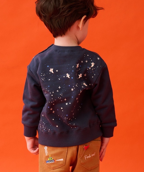 kladskap（クレードスコープ）の「【蓄光】クリオネトレーナー（スウェット・キッズ・ネイビー/エメラルド・120cm/130cm/100cm/90cm/110cm）」の22枚目の写真