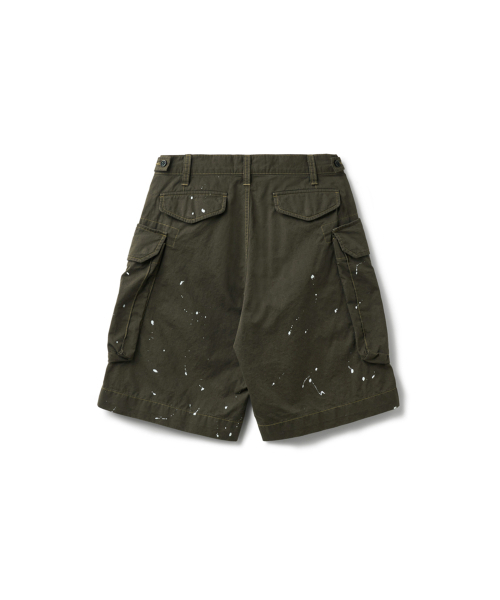 ERER（エルエル）の「[UN] Washed Painted Cargo Pants Brown（その他パンツ・レディース・カーキブラウン・1/2）」の2枚目の写真