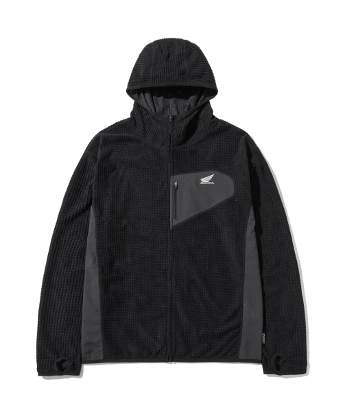 PHYPS MOTORCYCLE(フィップスモーターサイクル)の「H-Tech Grid Fleece Ventilation Hoodie Zip-Up(パーカー・メンズ・その他・SMALL/MEDIUM/LARGE/X-LARGE)」の2枚目の写真