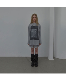 LCDC TM（エルシーディーシーティーエム）の「TEE ON TEE GRAPHIC T-SHIRT (GREY)（Tシャツ/カットソー）」