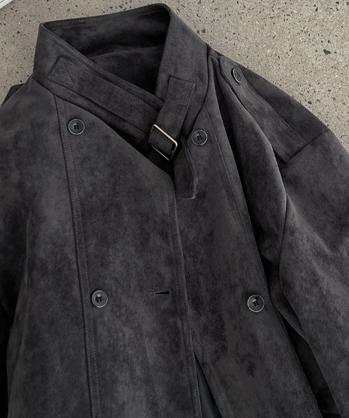 semplice(センプリチェ)の「スエード風ハイネックショートブルゾン(その他アウター・レディース・グレー/ブラウン・L/M)」の16枚目の写真