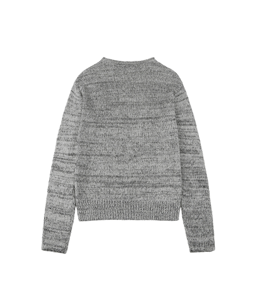 TUOMIO（トゥオミオ）の「OVERSIZED GLITTER SWEATER [GREY]（ニット/セーター・レディース・その他・F）」の5枚目の写真