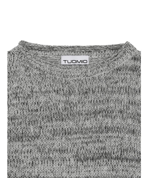 TUOMIO（トゥオミオ）の「OVERSIZED GLITTER SWEATER [GREY]（ニット/セーター・レディース・その他・F）」の7枚目の写真