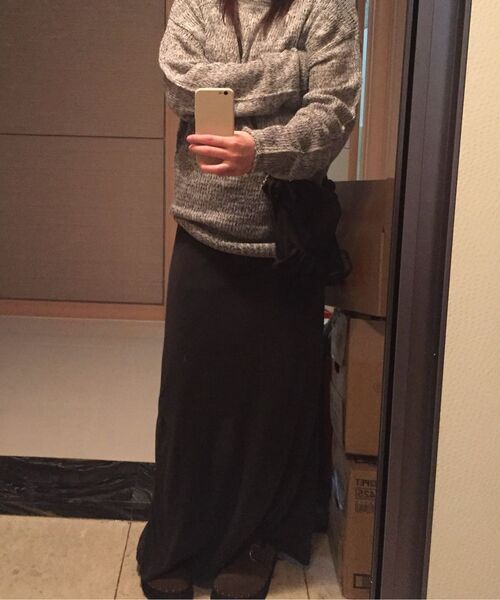 TUOMIO（トゥオミオ）の「OVERSIZED GLITTER SWEATER [GREY]（ニット/セーター・レディース・その他・F）」の10枚目の写真