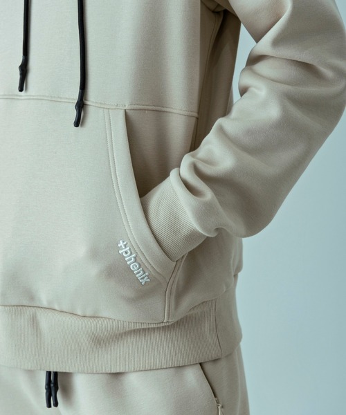 +phenix（プラスフェニックス）の「【WEB・直営店限定】+phenix(プラスフェニックス)HEAVY DUTY HOODIE SWEAT ヘビー デューティー フーディー スウェット（保温性/耐久性）（パーカー・メンズ・ライトベージュ/ブラック/グレー・XL/L/M/S）」の21枚目の写真