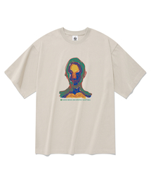ヒューマニティ 半袖Tシャツ ベージュ