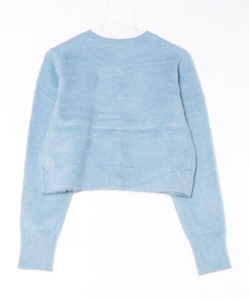 archives(アルシーヴ)の「パールシャギーニットカーディガン(カーディガン/ボレロ・レディース・グレー/ブルー/アイボリー・MEDIUM)」の4枚目の写真