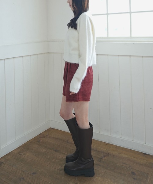 archives(アルシーヴ)の「パールシャギーニットカーディガン(カーディガン/ボレロ・レディース・グレー/ブルー/アイボリー・MEDIUM)」の21枚目の写真