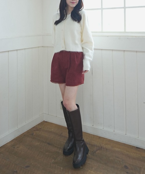 archives(アルシーヴ)の「パールシャギーニットカーディガン(カーディガン/ボレロ・レディース・グレー/ブルー/アイボリー・MEDIUM)」の20枚目の写真