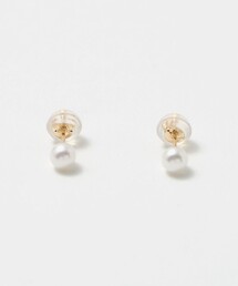 BEAUTY&YOUTH UNITED ARROWS | K10 淡水パール ピアス/4mm(ピアス（両耳用）)