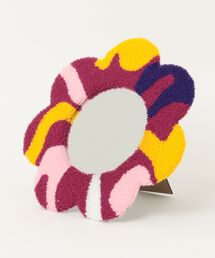 Ein（アイン）の「Ein/フラワーデザイン モコモコ ボア ミラー（ミラー）」