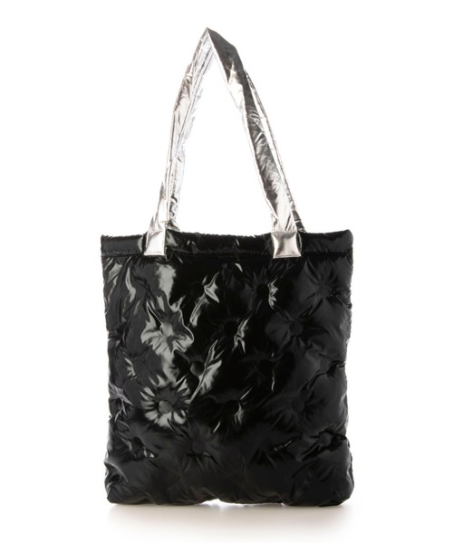 セール】キルティングトートバッグ A4対応 カラーコンビ 光沢ナイロン