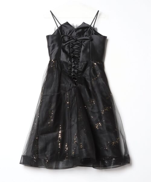 Ritomo De Ricco(リトモ・デ・リコ)の「ゴールドリーフボリュームドレス(ドレス・レディース・ブラック・LARGE/MEDIUM)」の2枚目の写真