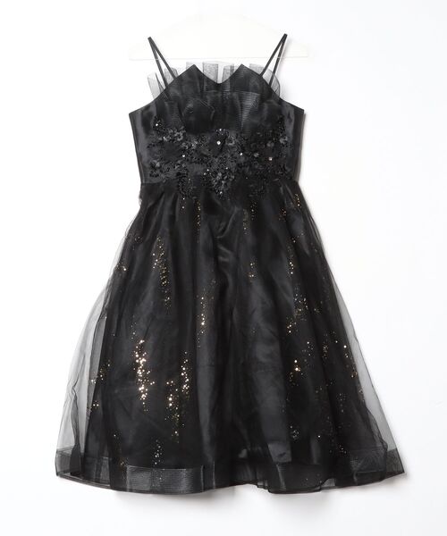 Ritomo De Ricco(リトモ・デ・リコ)の「ゴールドリーフボリュームドレス(ドレス・レディース・ブラック・LARGE/MEDIUM)」の5枚目の写真