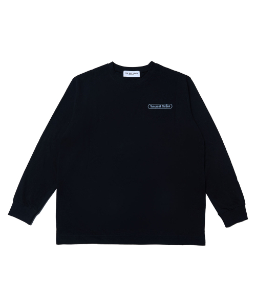TEN PAST SEVEN(テン ファスト セブン)の「ロゴプリント長袖Tシャツ - ブラック(Tシャツ/カットソー・メンズ・その他・SMALL/MEDIUM/LARGE)」の1枚目の写真
