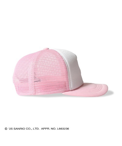 sanrio（サンリオ）の「サンリオキャラクターズ × ホームゲーム [HOMEGAME] - ハローキティー メッシュキャップ  [HELLO KITTY MESH CAP PINK HG251406]（キャップ・レディース・ピンク・FREE）」の6枚目の写真