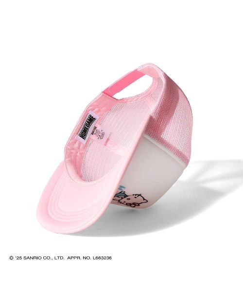 sanrio（サンリオ）の「サンリオキャラクターズ × ホームゲーム [HOMEGAME] - ハローキティー メッシュキャップ  [HELLO KITTY MESH CAP PINK HG251406]（キャップ・レディース・ピンク・FREE）」の7枚目の写真