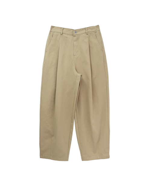 GOSTREET(ゴーストリート)の「ワイドダーツパンツベージュ(その他パンツ・メンズ・その他・LARGE/MEDIUM)」の2枚目の写真