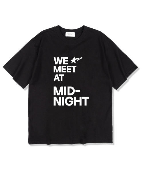 MIDNIGHT12AM(ミッドナイト12エーエム)の「ウィミットミッドナイト 半袖Tシャツ ブラック(Tシャツ/カットソー・メンズ・その他・LARGE/X-LARGE/XX-LARGE)」の1枚目の写真
