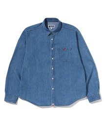 A BATHING APE | APE HEAD RELAXED FIT DENIM SHIRTS(シャツ/ブラウス)