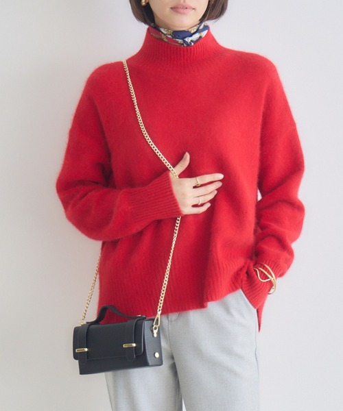 KATHARINE ROSS（キャサリンロス）の「【KATHARINE ROSS】【MILLELA FIRENZE】箱型ミニショルダー（ショルダーバッグ・レディース・モカ/ブラック・MEDIUM）」の6枚目の写真