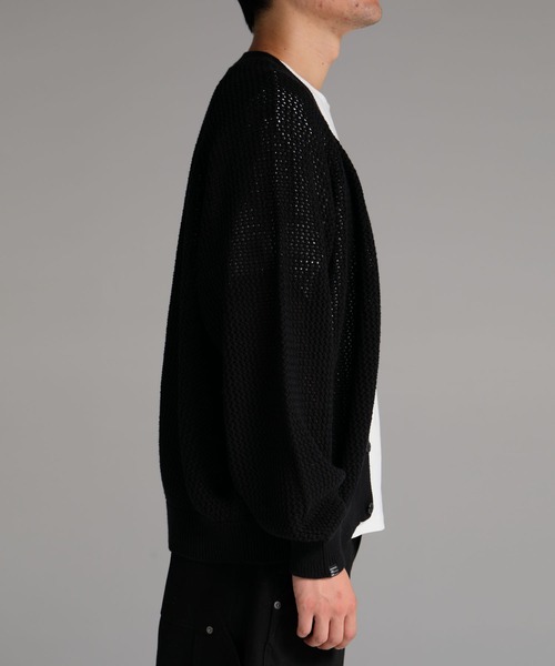 DELUXE(デラックス)の「TANGLE(カーディガン/ボレロ・メンズ・ベージュ/ブラック・MEDIUM/LARGE/SMALL)」の5枚目の写真