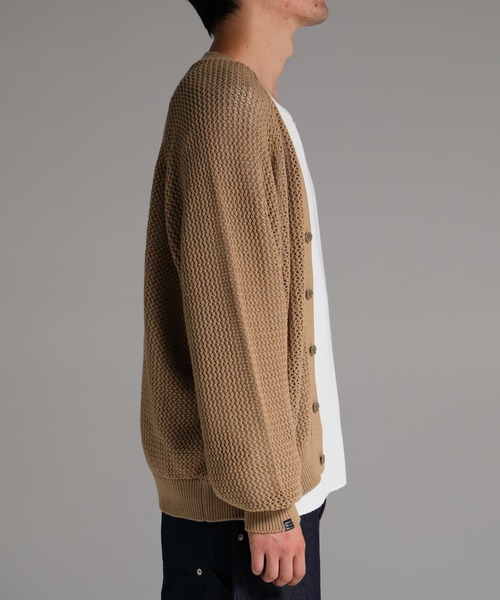 DELUXE(デラックス)の「TANGLE(カーディガン/ボレロ・メンズ・ベージュ/ブラック・MEDIUM/LARGE/SMALL)」の8枚目の写真