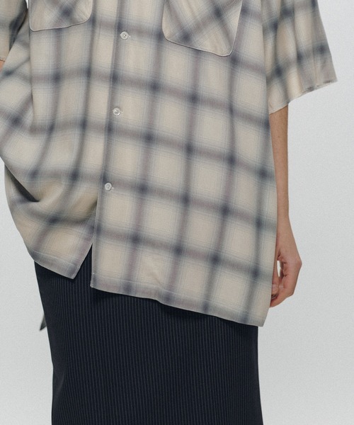KEISUKEYOSHIDA（ケイスケヨシダ）の「Imitation Long Collar Shirt（シャツ/ブラウス・レディース・ホワイト/ブラック・S/M）」の3枚目の写真
