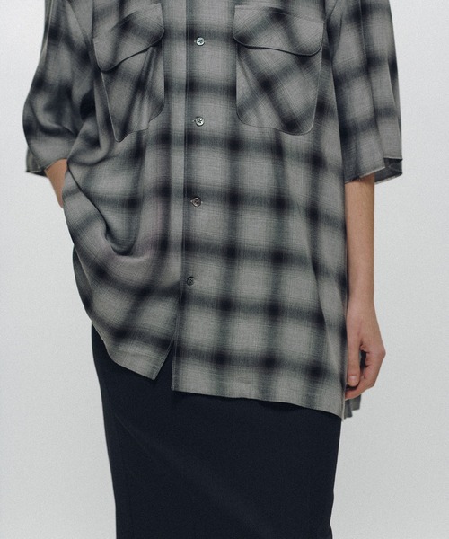 KEISUKEYOSHIDA（ケイスケヨシダ）の「Imitation Long Collar Shirt（シャツ/ブラウス・レディース・ホワイト/ブラック・S/M）」の11枚目の写真