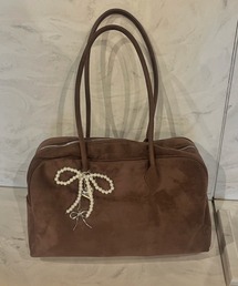 ULEULA（ウルア）の「スエードライクボストンバッグ【A4収納可能】（ボストンバッグ）」