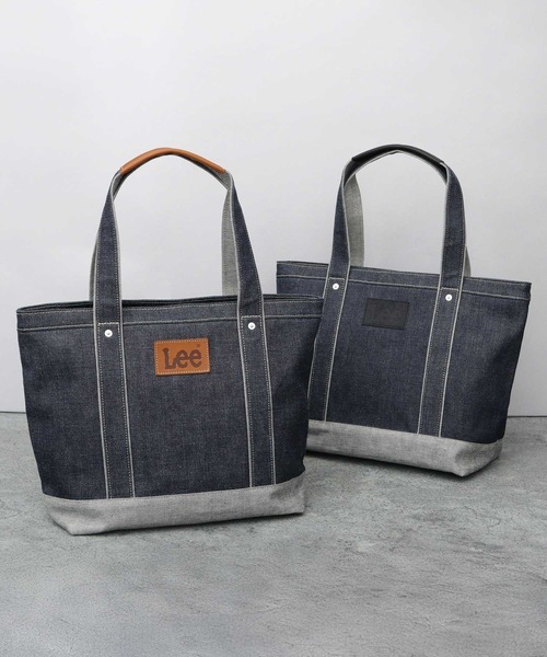 Lee(リー)の「日本製 倉敷デニム×姫路レザー トートバッグ A4収納対応(トートバッグ・メンズ・ブルー系その他2/ブルー系その他・FREE)」の19枚目の写真