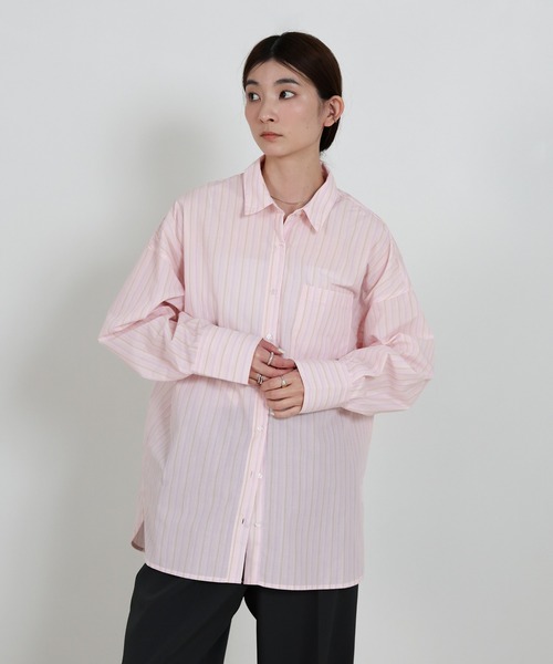 select MOCA(セレクトモカ)の「【選べる】アソートオーバーサイズシャツ(シャツ/ブラウス・レディース・ベージュ系その他/ブルー系その他/ブルー/オフホワイト/ピンク系その他・FREE)」の16枚目の写真