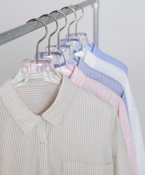 select MOCA(セレクトモカ)の「【選べる】アソートオーバーサイズシャツ(シャツ/ブラウス・レディース・ベージュ系その他/ブルー系その他/ブルー/オフホワイト/ピンク系その他・FREE)」の19枚目の写真