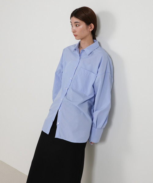 select MOCA(セレクトモカ)の「【選べる】アソートオーバーサイズシャツ(シャツ/ブラウス・レディース・ベージュ系その他/ブルー系その他/ブルー/オフホワイト/ピンク系その他・FREE)」の21枚目の写真