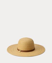 LAUREN RALPH LAUREN（ローレン ラルフ ローレン）の「パドロックチャーム ストロー サン ハット（ハット）」