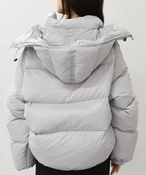 31 Sons de mode（トランテアン　ソン　ドゥ　モード）の「2025秋冬新作 一部店舗限定 スタンドカラーショートダウン（ダウンジャケット/コート・レディース・ブラック/グレー・ﾌﾘ-）」の9枚目の写真