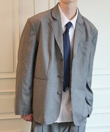 WaiKei（ワイケイ）の「カットアウトオーバーサイズブレザーグレー（テーラードジャケット）」
