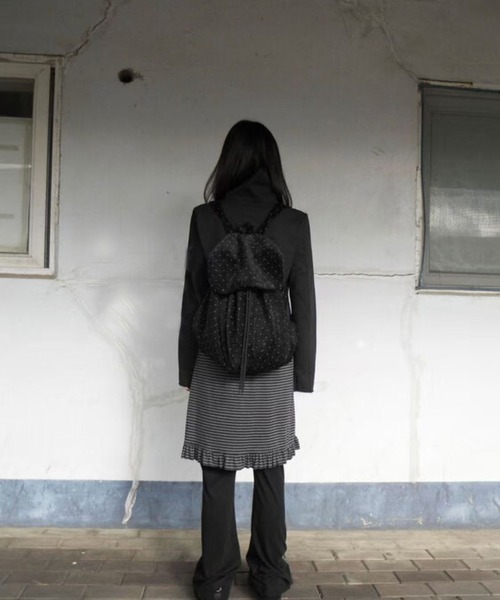 AsheKsha(アシクシャ)の「韓国風フェイクツーピースストライプパッチワークスカートパンツストレートカジュアルパンツ(その他パンツ・レディース・ダークグレー・M)」の11枚目の写真