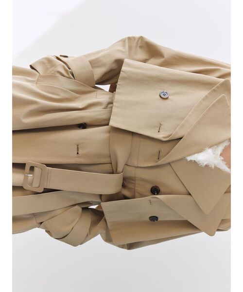 LAGUNAMOON（ラグナムーン）の「マルチWAYダブルカラートレンチコート（トレンチコート・レディース・ベージュ・MEDIUM/SMALL）」の17枚目の写真