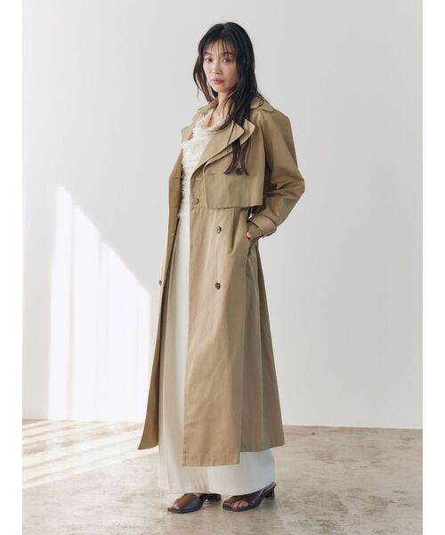 LAGUNAMOON（ラグナムーン）の「マルチWAYダブルカラートレンチコート（トレンチコート・レディース・ベージュ・MEDIUM/SMALL）」の14枚目の写真