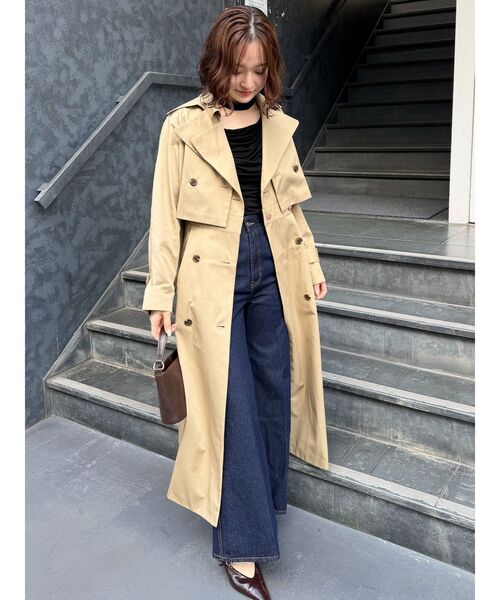 LAGUNAMOON（ラグナムーン）の「マルチWAYダブルカラートレンチコート（トレンチコート・レディース・ベージュ・MEDIUM/SMALL）」の3枚目の写真