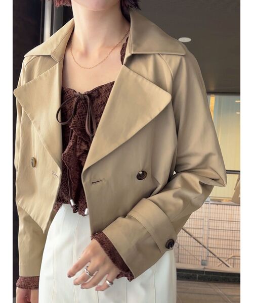 LAGUNAMOON（ラグナムーン）の「マルチWAYダブルカラートレンチコート（トレンチコート・レディース・ベージュ・MEDIUM/SMALL）」の9枚目の写真